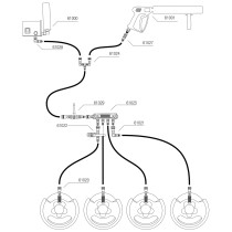 CO₂ Bottle to 3/8 Q-Lock Adapter Sistema chiuso