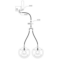 CO₂ Bottle to 3/8 Q-Lock Adapter Sistema chiuso