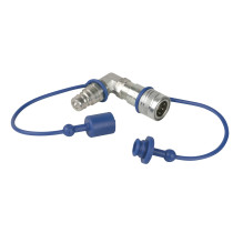 CO₂ 90° 3/8 Q-Lock Connector Sistema chiuso