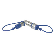 CO₂ 90° 3/8 Q-Lock Connector Sistema chiuso