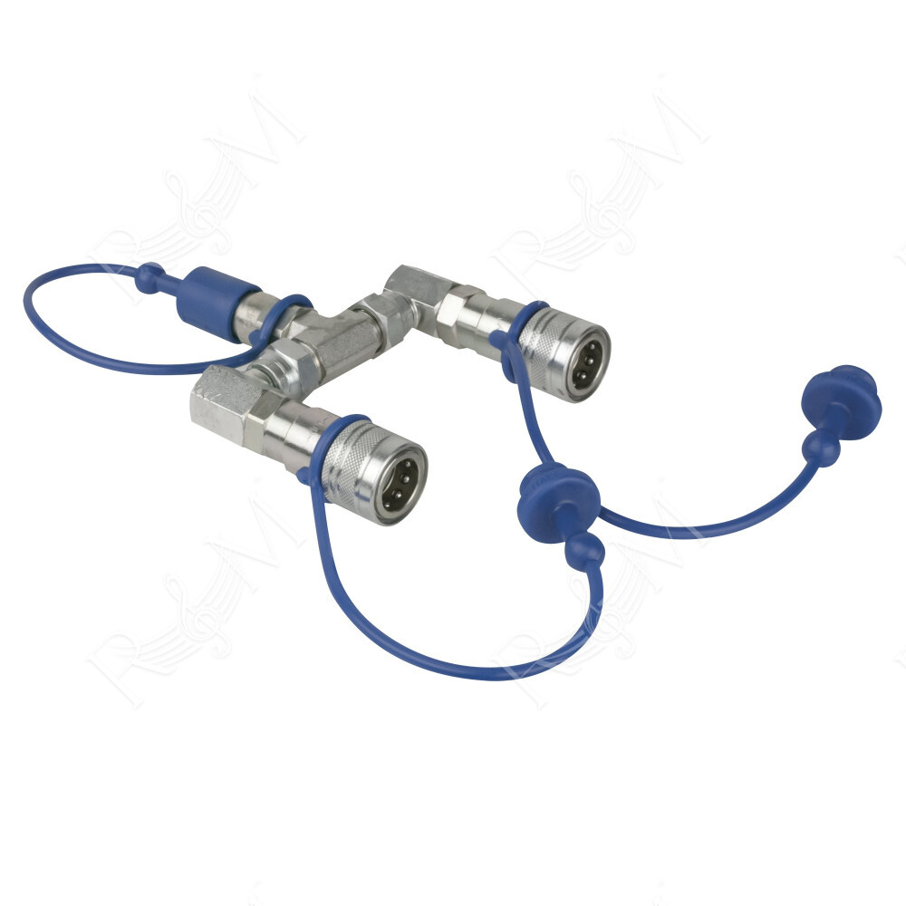 CO₂ 3/8 Q-Lock 2-way Splitter Sistema chiuso