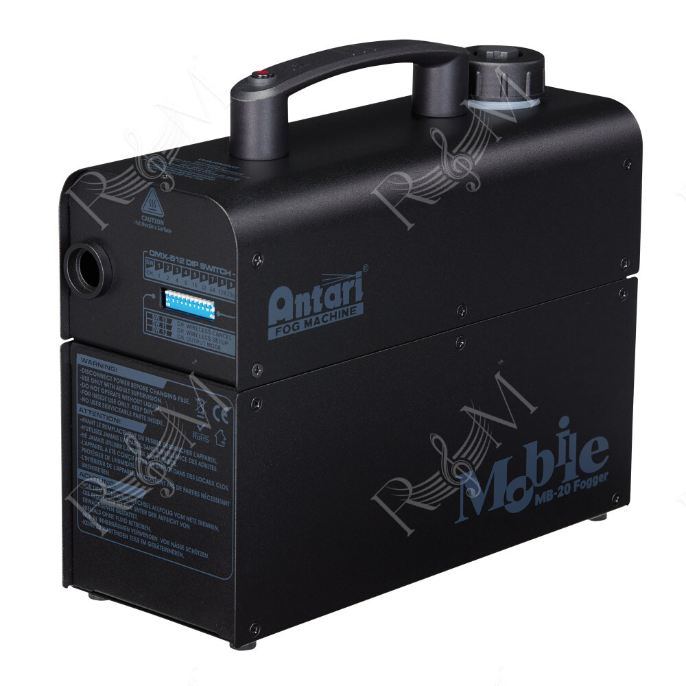 MB-20X Mobile Fog Machine Macchina del fumo a batteria da 600 W