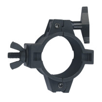 50 mm Universal PVC Pipe Clamp SWL: 30 kg - PVC - nero