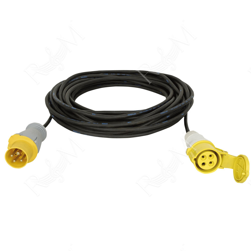 Motor cable CEE 4P 16 A Yellow 20 m