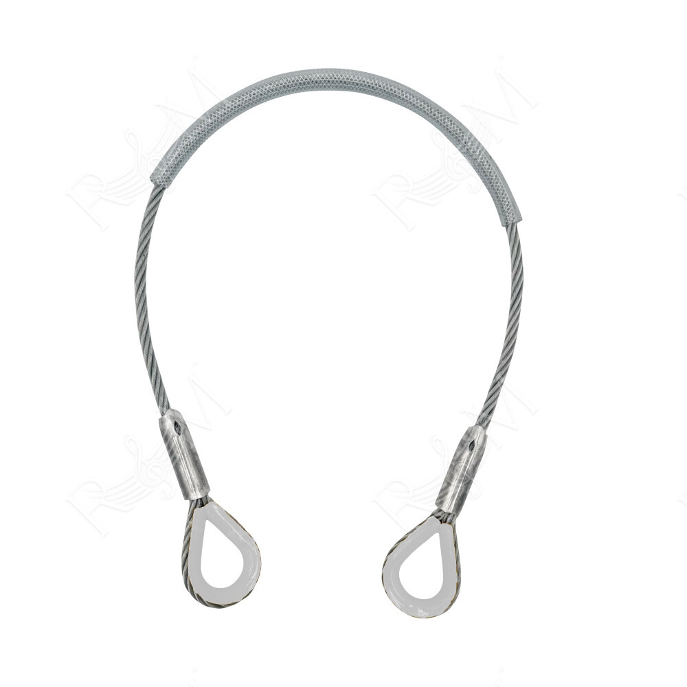Acciaio WLL 1 Ton + PVC - 10 mm 6 x 36 WS Core
