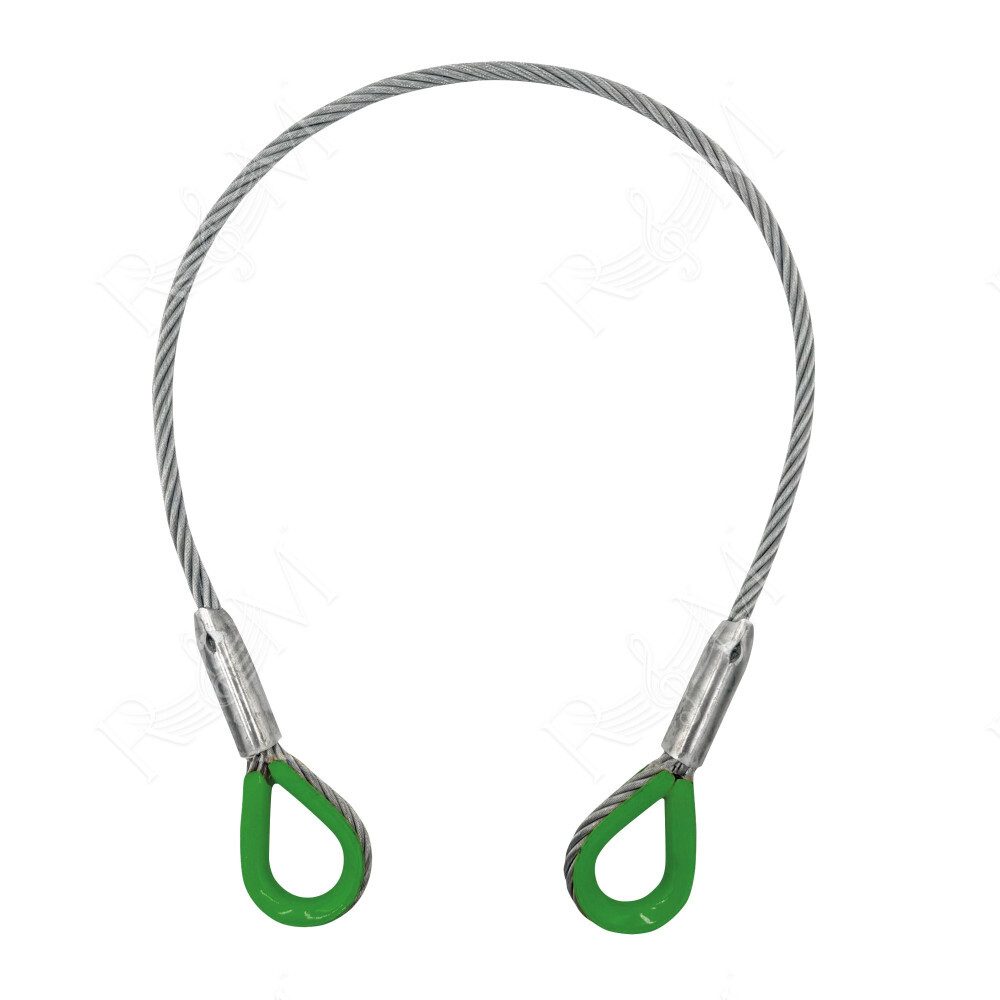 Acciaio WLL 2 Ton - 14 mm 6 x 36 WS Core