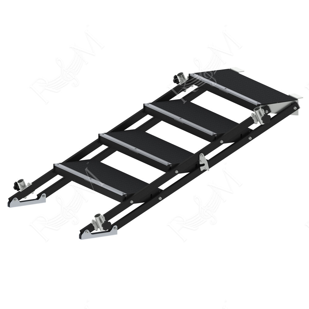 Mammoth Stairs Dex Regolabile 60 - 100 cm - 4 passi