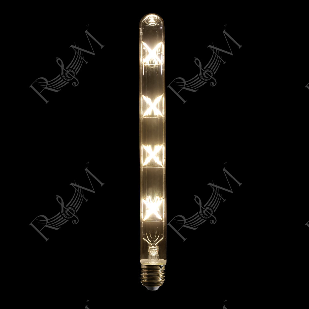 LED Filament Bulb T9 300 mm - regolabile con di mmer - Filamento incrociato
