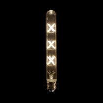 LED Filament Bulb T9 225 mm - regolabile con di mmer - Filamento incrociato