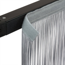 Tenda a cordoncino grigiaa, 220 grammi/m²