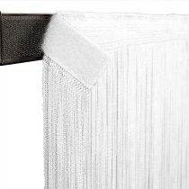 Tenda a cordoncino bianca, 220 grammi/m²