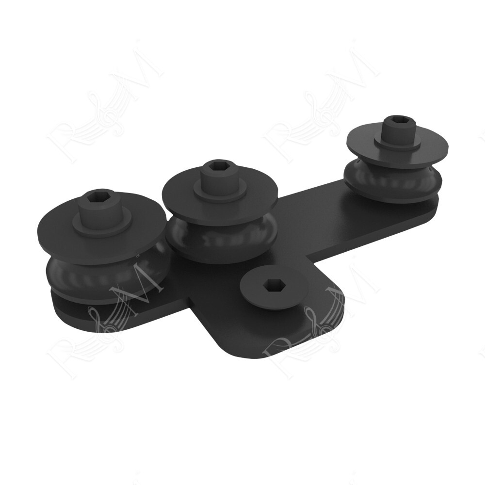 Rope Guide, Black 3 Ruote - rivestimento a polvere