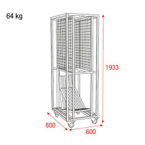 Trolley di trasporto per Pipe & Drape