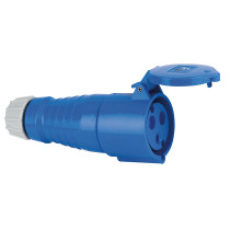 CEE Form 32 A/3-pin Socket female Alloggiamento blu