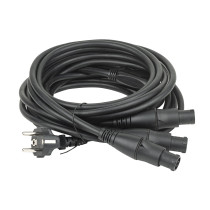 Splitter a 3 vie Schuko to PowerCON True1 TOP