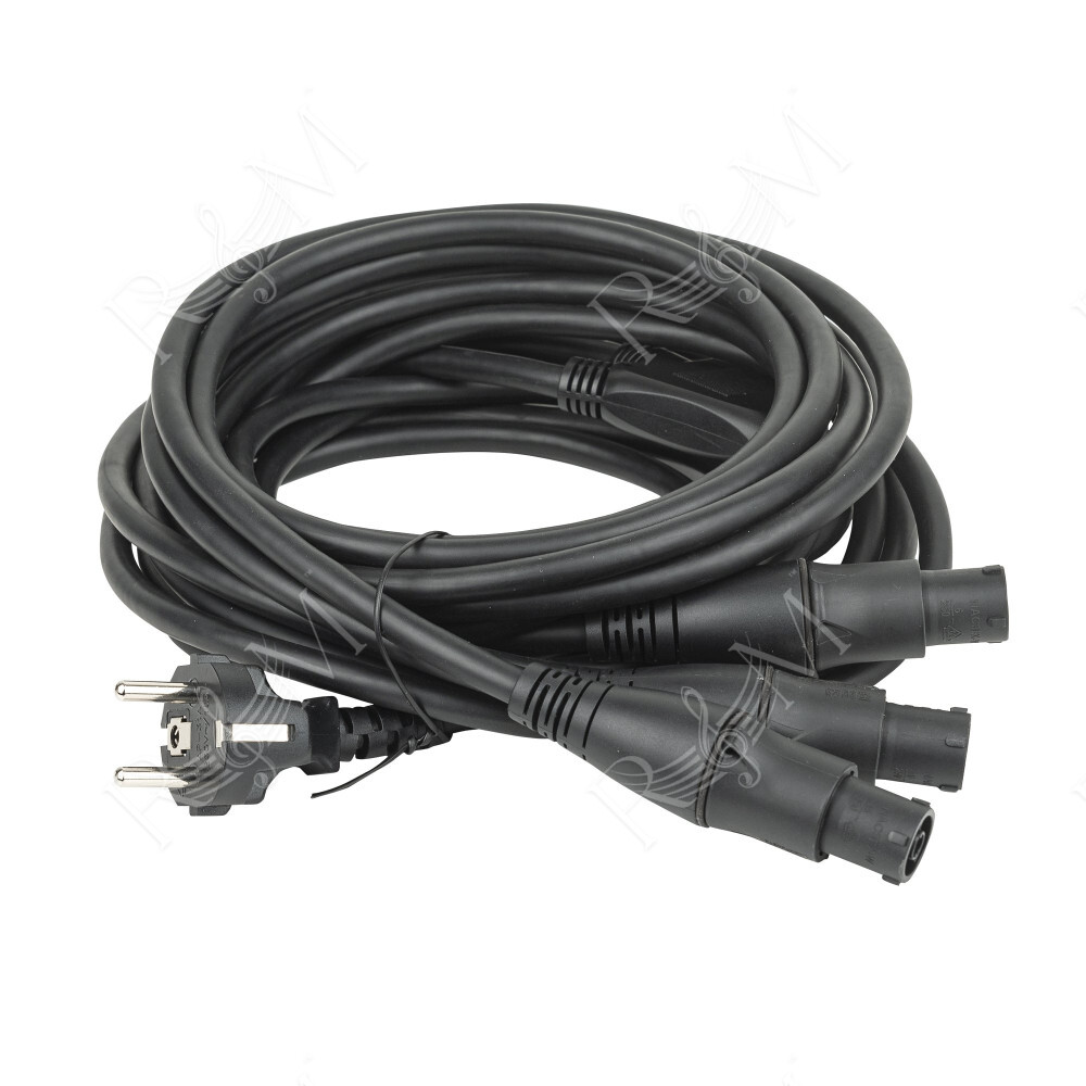Splitter a 3 vie Schuko to PowerCON True1 TOP