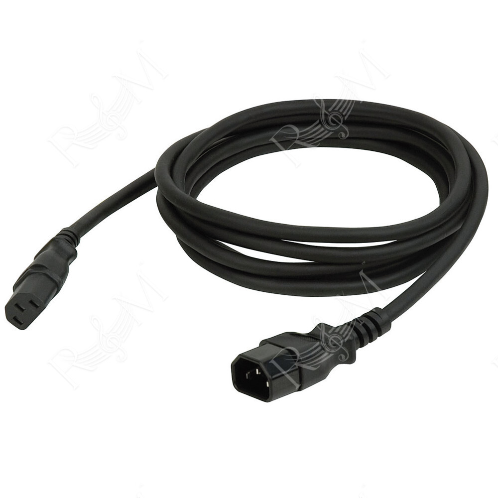 IEC C13 Female to IEC C14 Male 3x 1.5 mm² 1,5 m