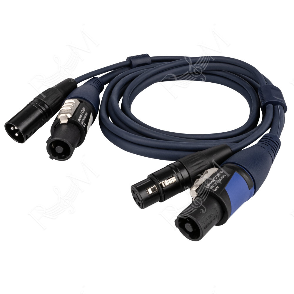 powerCON/XLR M - powerCON/XLR F - DMX / Alimentazione