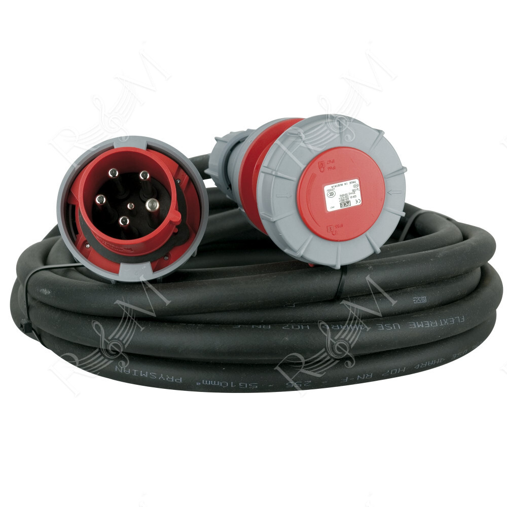Cavo di prolunga - 3x 63 A/380 V 5x 10 mm²