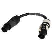Adattatore maschio da powerCON a powerCON TRUE1 femmina