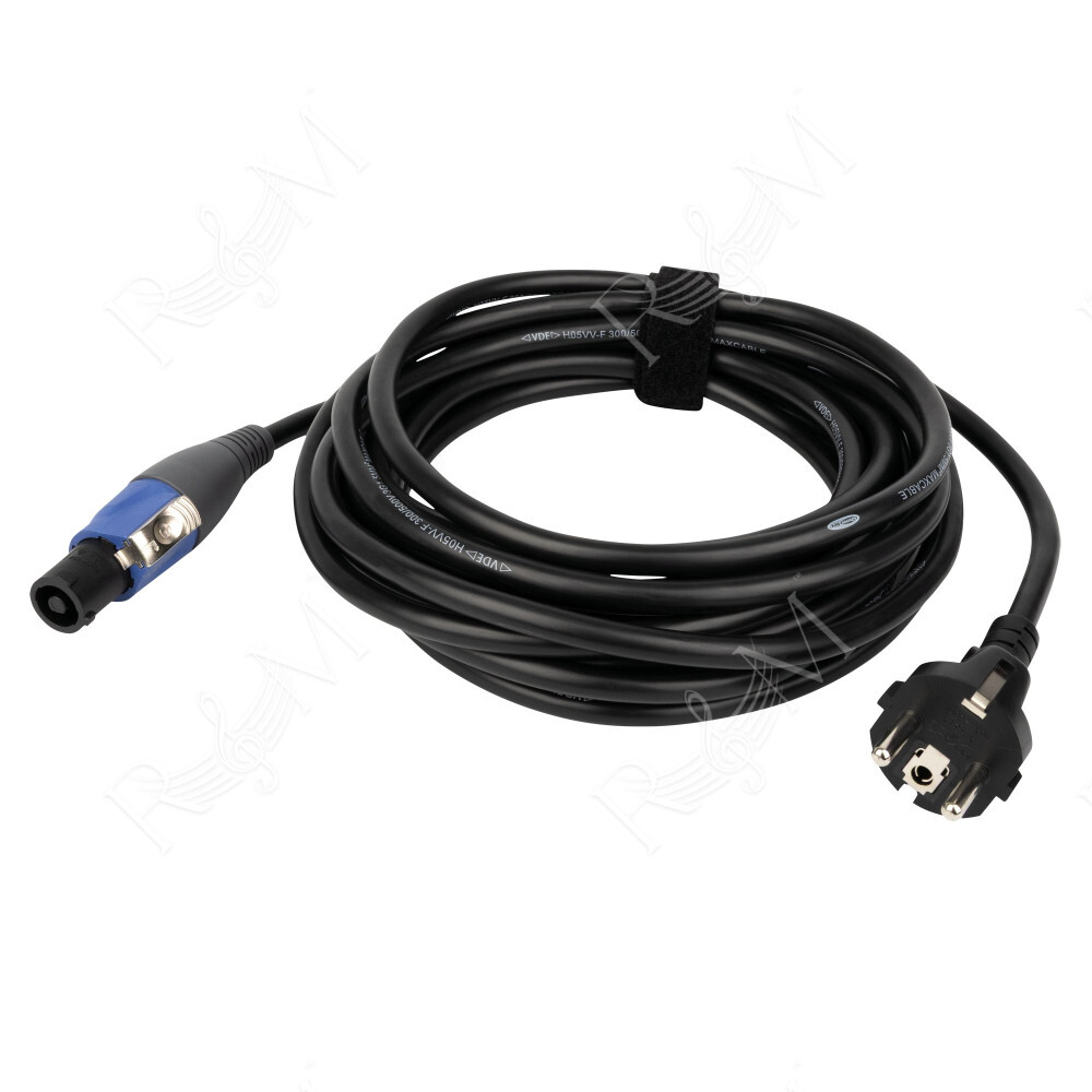Power Cable Power Pro connector to Schuko 3x 1.5 mm² 6 m