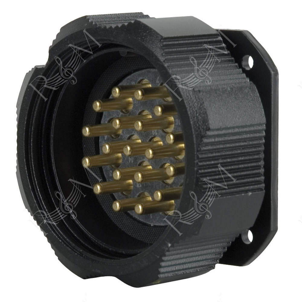 Socapex 19-pin male Chassis Connector