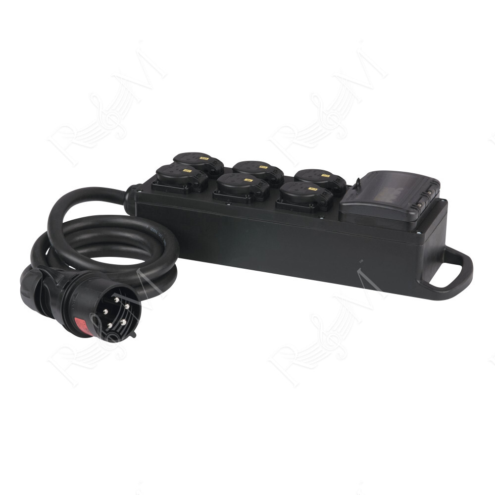 MPD-616 Power Splitter CEE 32 A 6x Presa Schuko, tipo F