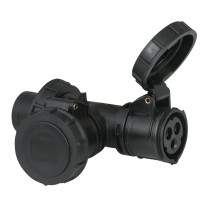 T-connect 2 Way 16/3 - Plug 16/3 CEE IP67