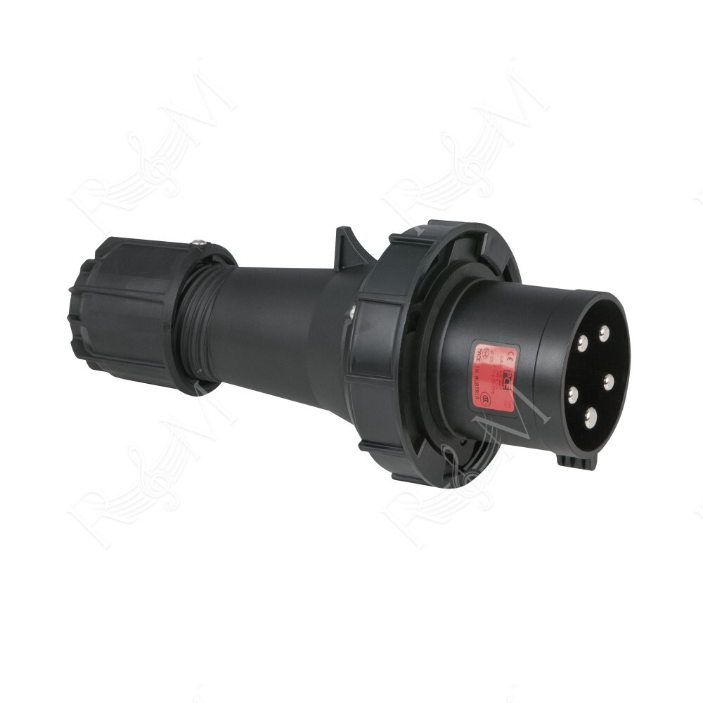 CEE 63 A/400 V 5-pin Plug male Nero - IP67