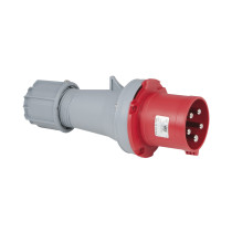 CEE 63 A/400 V 5-pin Plug male Rosso - IP44