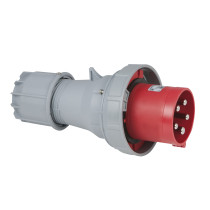CEE 125 A/400 V 5-pin Plug male Rosso - IP67