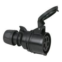 CEE 16 A/400 V 5-pin Plug female Nero - IP44