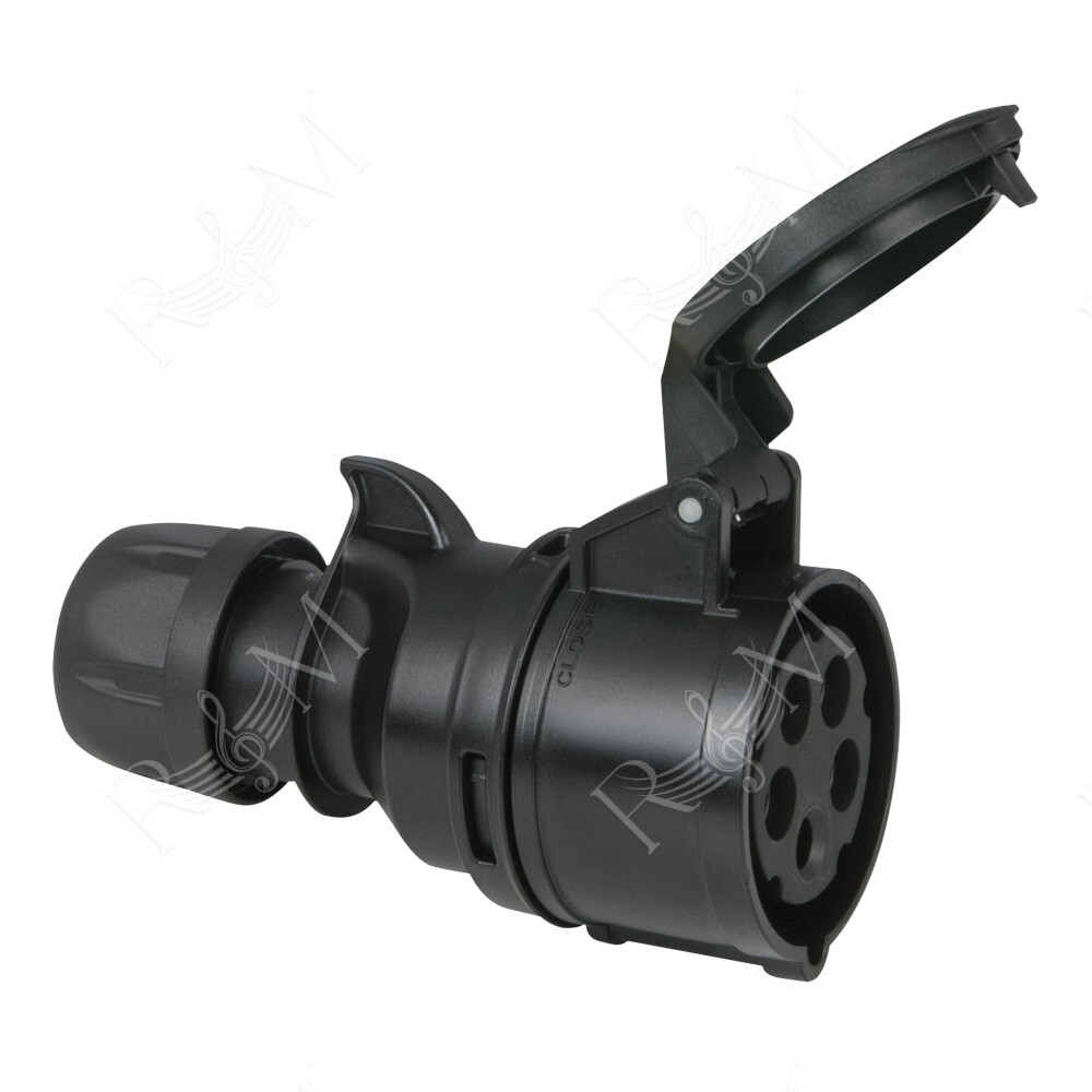 CEE 16 A/400 V 5-pin Plug female Nero - IP44