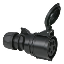 CEE 32 A/400 V 5-pin Plug female Nero - IP44