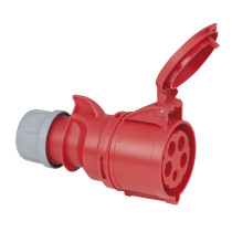 CEE 32 A/400 V 5-pin Plug female Rosso - IP44