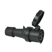 CEE 63 A/400 V 5-pin Plug female Nero - IP67
