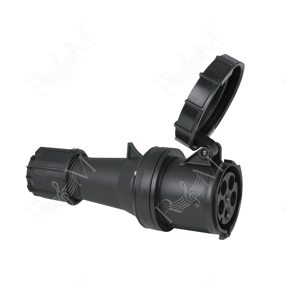 CEE 63 A/400 V 5-pin Plug female Nero - IP67