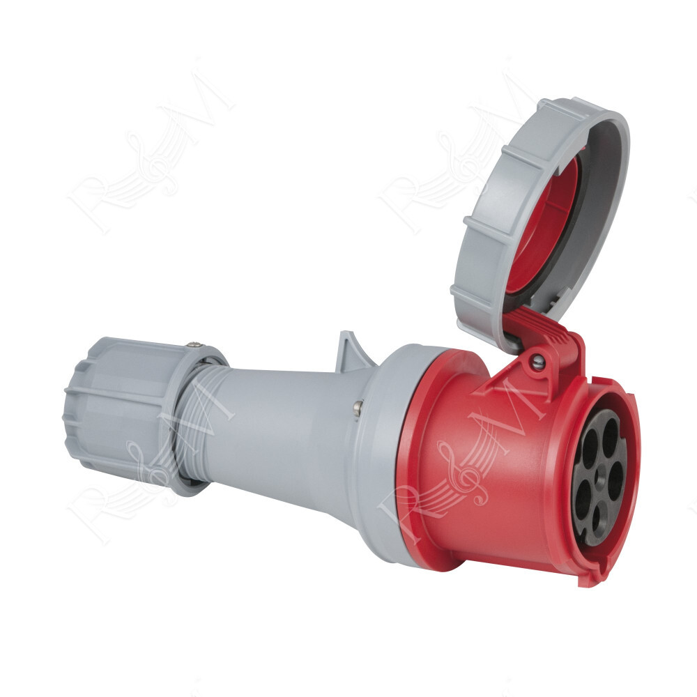 CEE 63 A/400 V 5-pin Plug female Rosso - IP67