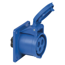 CEE 16 A/240 V - 3P Socket female Blu - IP44
