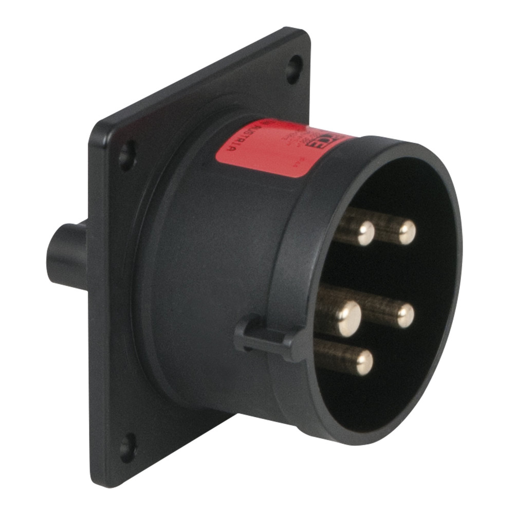 CEE 16 A/400 V 5-pin Socket male Nero - IP44