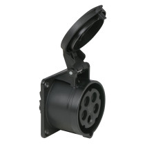 CEE 16 A/400 V 5-pin Socket female Nero - IP44