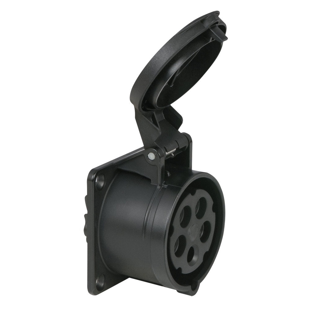 CEE 16 A/400 V 5-pin Socket female Nero - IP44