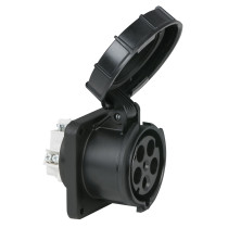 CEE 63 A/400 V 5-pin Socket female Nero - IP67
