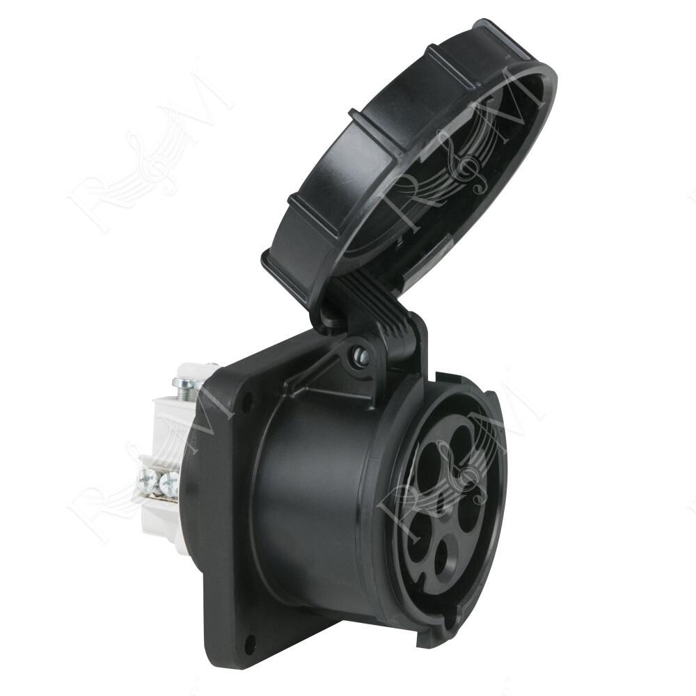 CEE 63 A/400 V 5-pin Socket female Nero - IP67