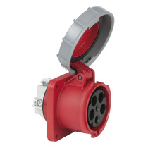 CEE 63 A/400 V 5-pin Socket female Rosso - IP67