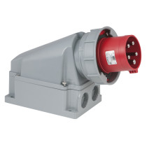 CEE 63 A/400 V 5P Wallmount - male Rosso - IP67