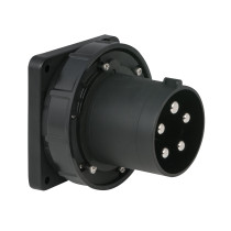 CEE 125 A/400 V 5-pin Socket male Nero - IP67