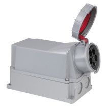 CEE 125 A/400 V 5P Wallmount - female Rosso - IP67
