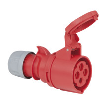 CEE 16 A/400 V 4-pin Plug female Rosso - IP44