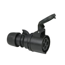 CEE 16 A/400 V 4-pin Plug female Nero - IP44